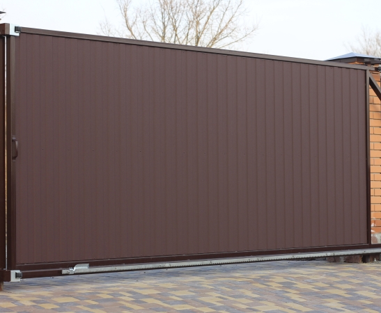 Откатные ворота в Тырныаузе