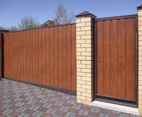 Ворота из металлического сайдинга в Тырныаузе