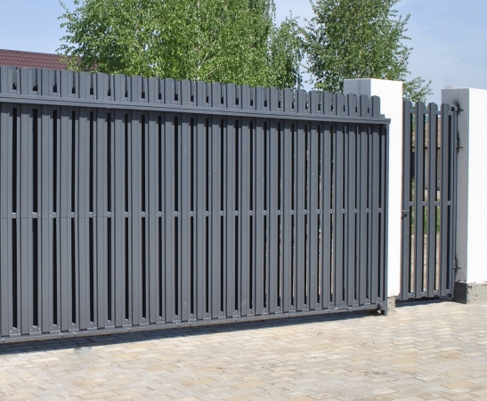 Ворота из штакетника в Тырныаузе